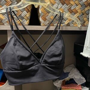 Lululemon Athletica Black Strappy Bra